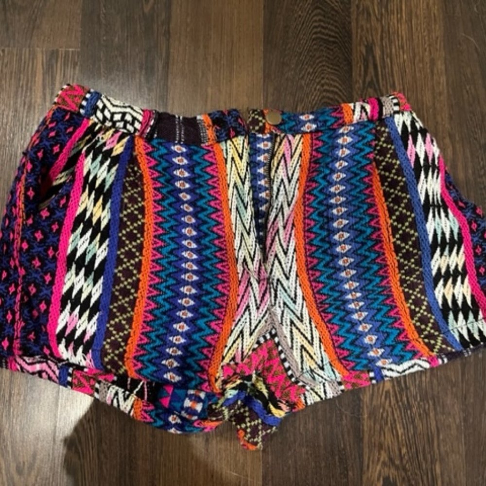 Angie Boho Cotton Shorts